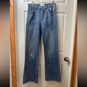 DU/ER wide-leg jeans in a medium wash 27/33